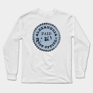 BLUE BOY POSTMASTER PROVISIONAL STAMP Long Sleeve T-Shirt